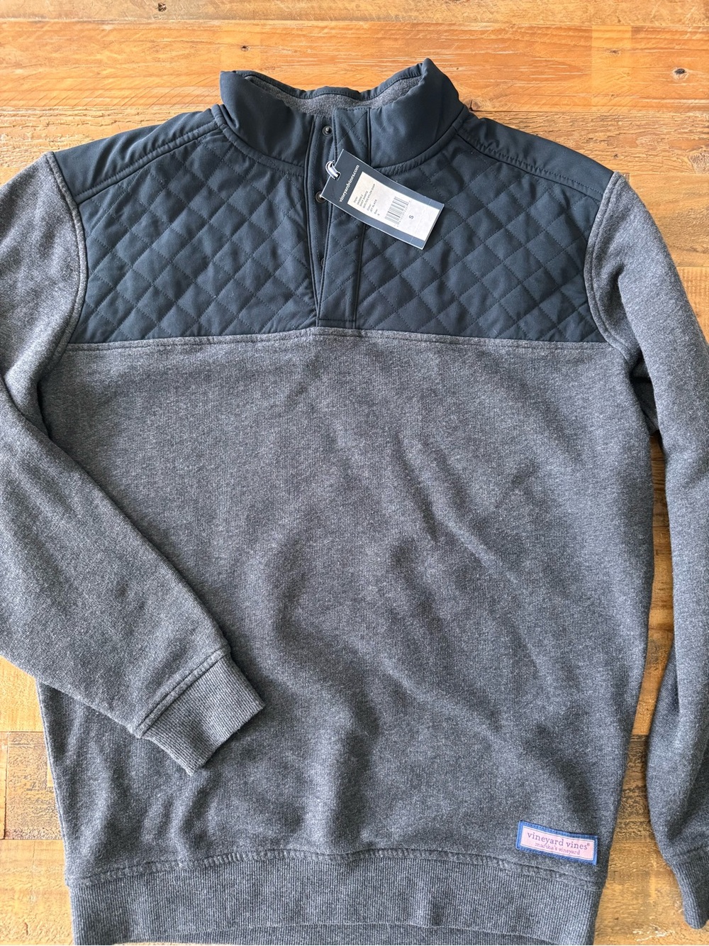 Vineyard Vines Quilted Nylon Shep Pullover! NWT!